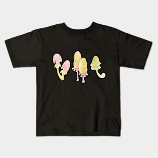 Cartoon fantasy mushrooms Kids T-Shirt